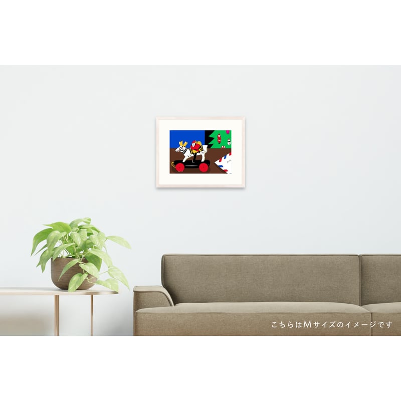 安西水丸】ジクレー版画「クリスマスの手紙」 | Crevis Online Store