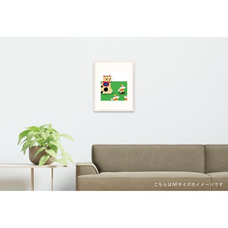 【安西水丸】ジクレー版画 「踊り」