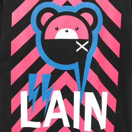 【serial experiments lain × NUMBER 3】Terratag Cyberia Tシャツ-BLACK-