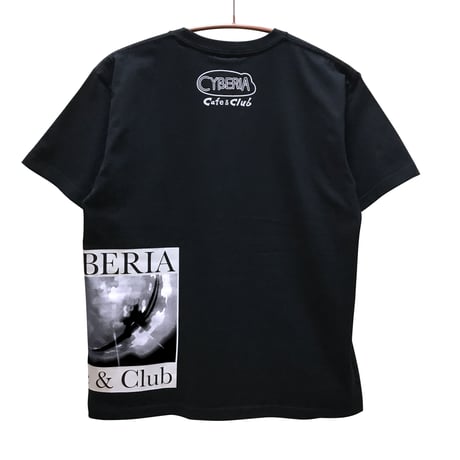 【serial experiments lain × messa store】CYBERIA NEON Tシャツ-BLACK-