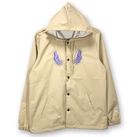 【serial experiments lain ×  messa store】serial experiments lain 刺繍フーデッドジャケット-BEIGE-