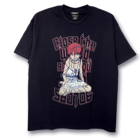 【serial experiments lain × messa】Wired Maiden Tシャツ -BLACK-
