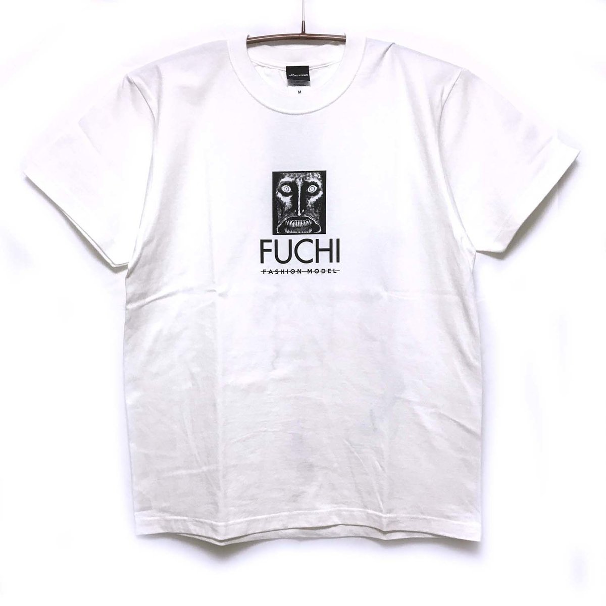 淵さんフェイスTシャツ-WHITE- | messa store