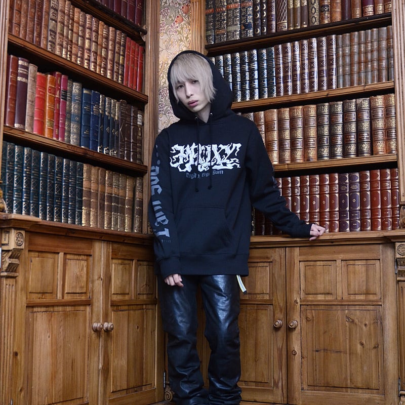 Ergo Proxy × NUMBER 3】PROXY プルオーバーパーカー BLACK |