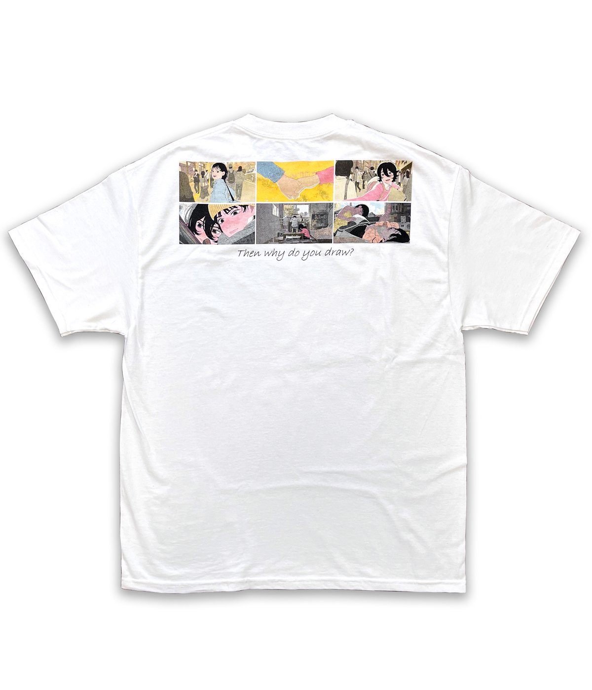 ルックバック messa】Why do you draw? T シャツ -WHITE- | 