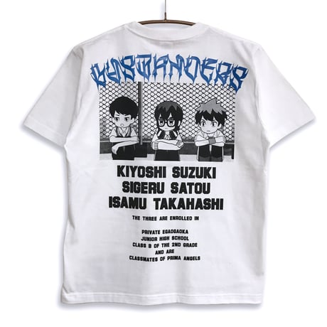 【せいぜいがんばれ！魔法少女くるみ × messa store】傍観者Tシャツ-WHITE-