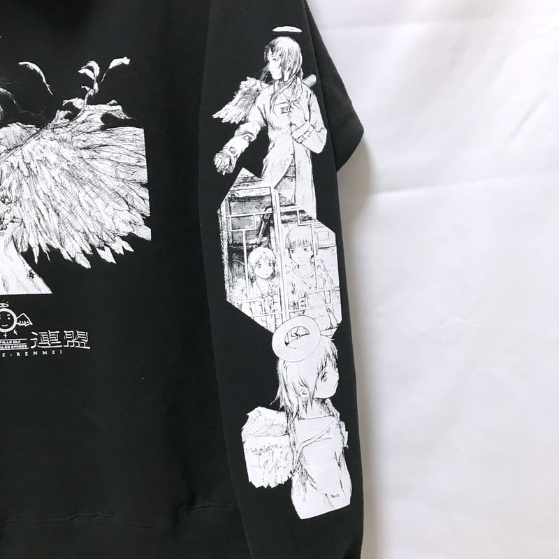 灰羽連盟 × messa store】灰羽の少女たち プルオーバーパーカー 灰羽連盟 × messa store】灰羽の少女たち プルオーバーパーカー