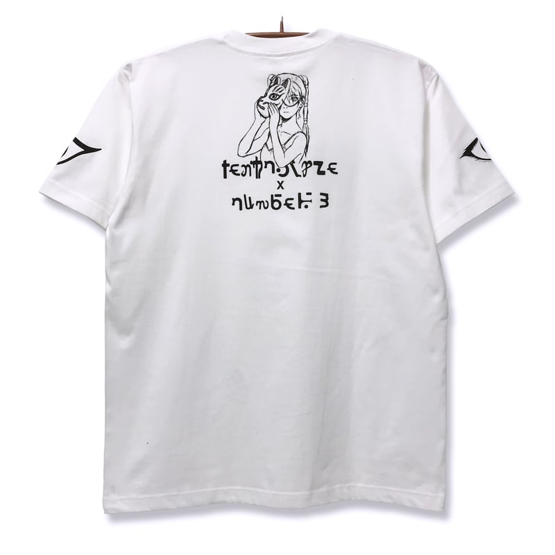 TEXHNOLYZE × NUMBER 3】Behind The Mask Tシャツ-WHI