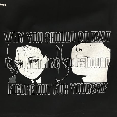 【serial experiments lain × messa store】 四方田千砂 Tシャツ-BLACK-
