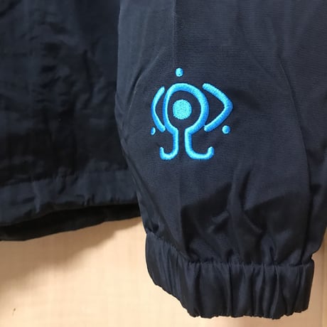 【serial experiments lain ×  messa store】serial experiments lain 刺繍フーデッドジャケット-BLACK-