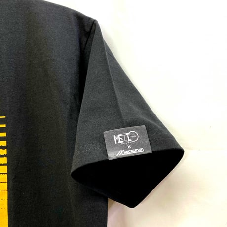【A KITE × MEZZO FORTE × messa store】砂羽&海空来ハーフフェイス Tシャツ -BLACK-