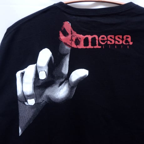 【serial experiments lain × messa】Blood Trail ビックシルエットTシャツ-BLACK-