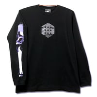 【TEXHNOLYZE × NUMBER 3】TEXHNOLYZED ARM ロングスリーブTシャツ-BLACK-