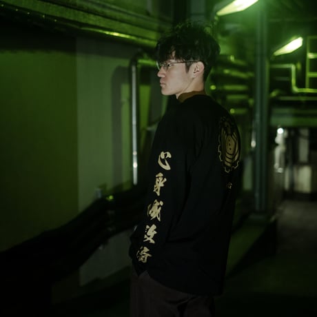 【TEXHNOLYZE × messa】救民連合ロングスリーブTシャツ-BLACK-