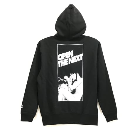 【serial experiments lain × NC帝國】CWON プルオーバーパーカー-BLACK-