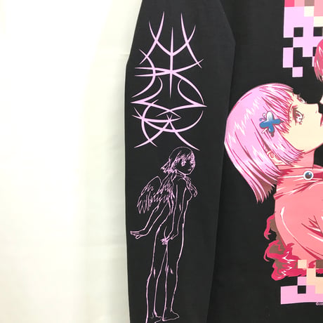 【MEZZO FORTE × messa】SISTERS ロングスリーブTシャツ -BLACK-
