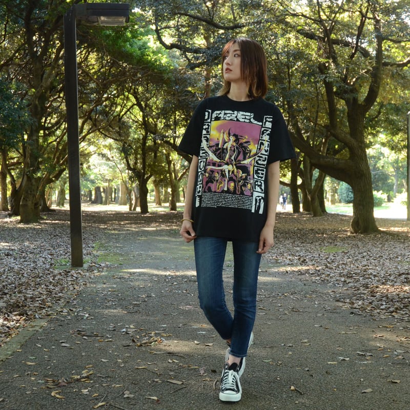 AZEL -パンツァードラグーンRPG- × messa store】黄昏Tシャツ-BLAC