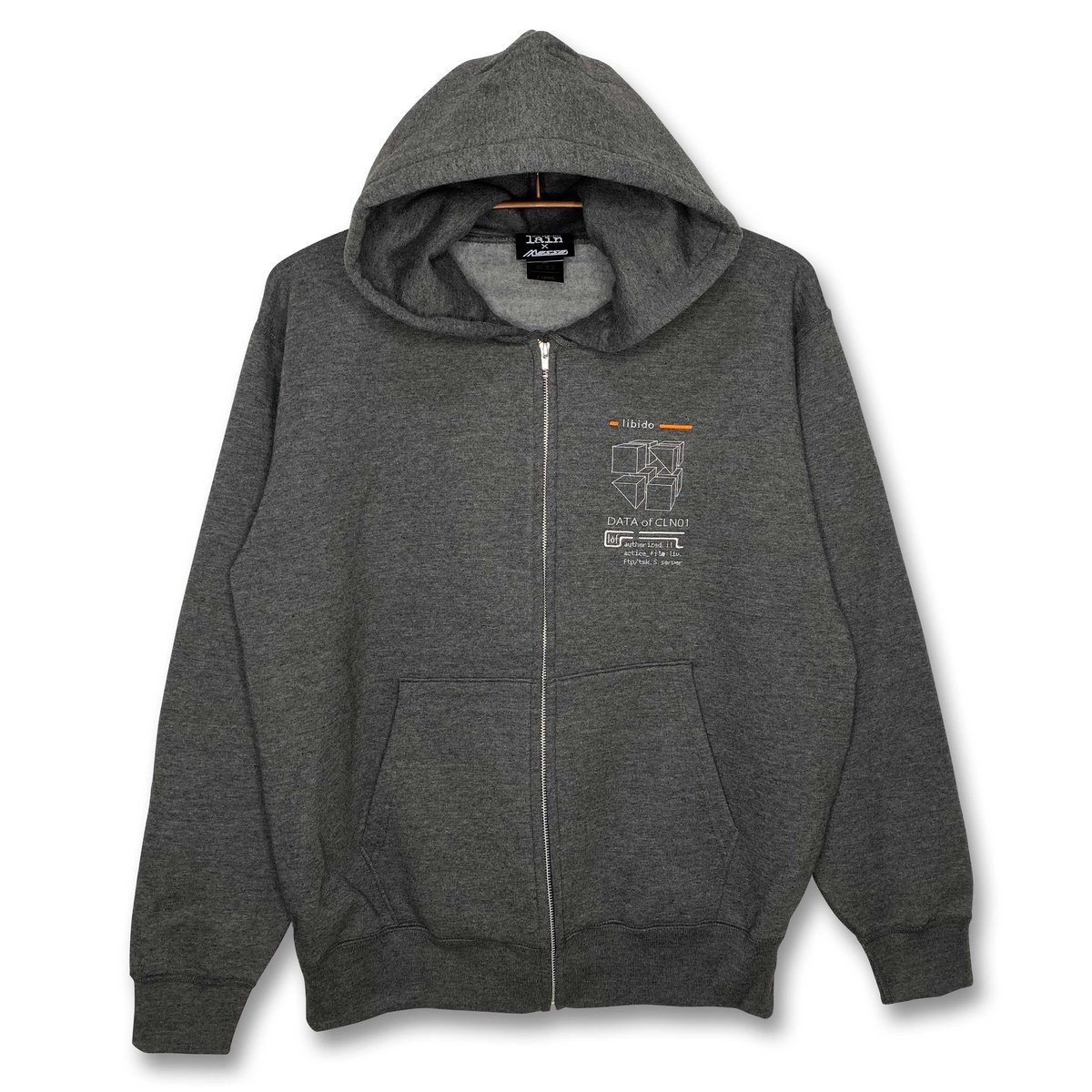 serial experiments lain × messa 】DC1051 刺繍ジップパ