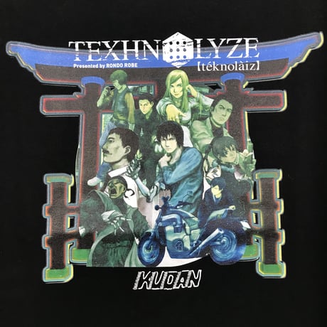 【TEXHNOLYZE × KUDAN】祭りTシャツ-BLACK-