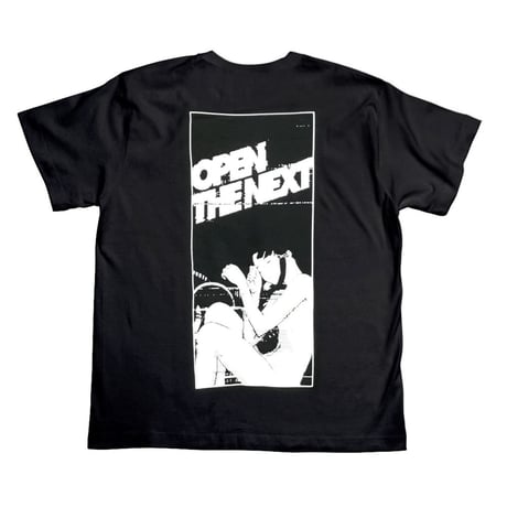 【serial experiments lain × NC帝國】CWON Tシャツ-BLACK-