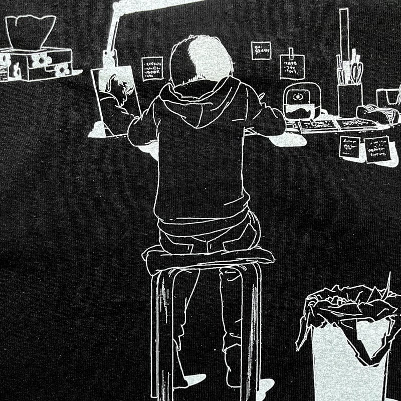 ルックバック messa】Poster homage Tシャツ -BLACK- | mess