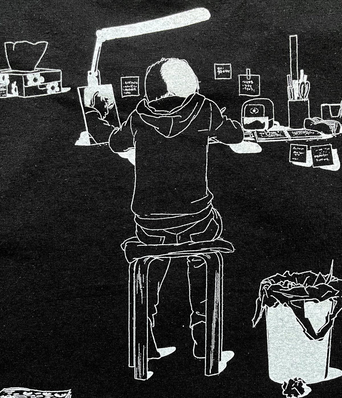 ルックバック messa】Poster homage Tシャツ -BLACK- | mess