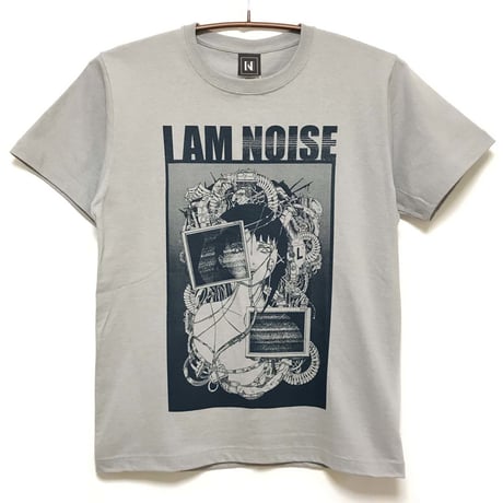 【serial experiments lainNestorarts】NOISE Tシャツ-GRAY-