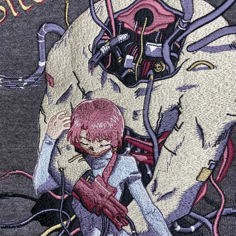 serial experiments lain × messa 】DC1051 刺繍ジップパ