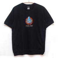 【messa store】Cyberia Bear remix Tシャツ-BLACK-