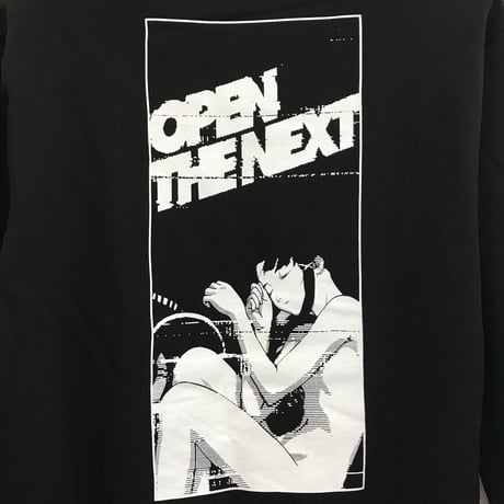 【serial experiments lain × NC帝國】CWON プルオーバーパーカー-BLACK-