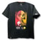 【A KITE × MEZZO FORTE × messa store】砂羽&海空来ハーフフェイス Tシャツ -BLACK-