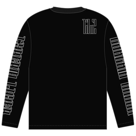 【Cyberia Layer_2 × messa store】WAVEFORM ロングスリーブTシャツ -BLACK-