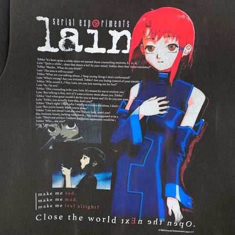 【serial experiments lain × messa】PSペルソナ Tシャツ -SUMI-