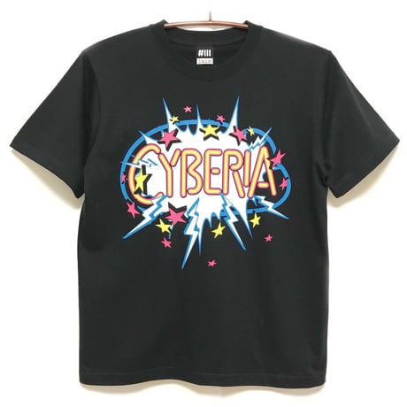 【serial experiments lain × NUMBER 3】Terratag Cyberia Tシャツ-BLACK-