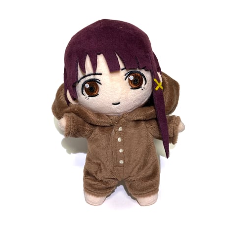 【serial experiments lain × messa】岩倉玲音 着せ替え ぬいぐるみドール〈可動ボディタイプ〉(クマパジャマ)