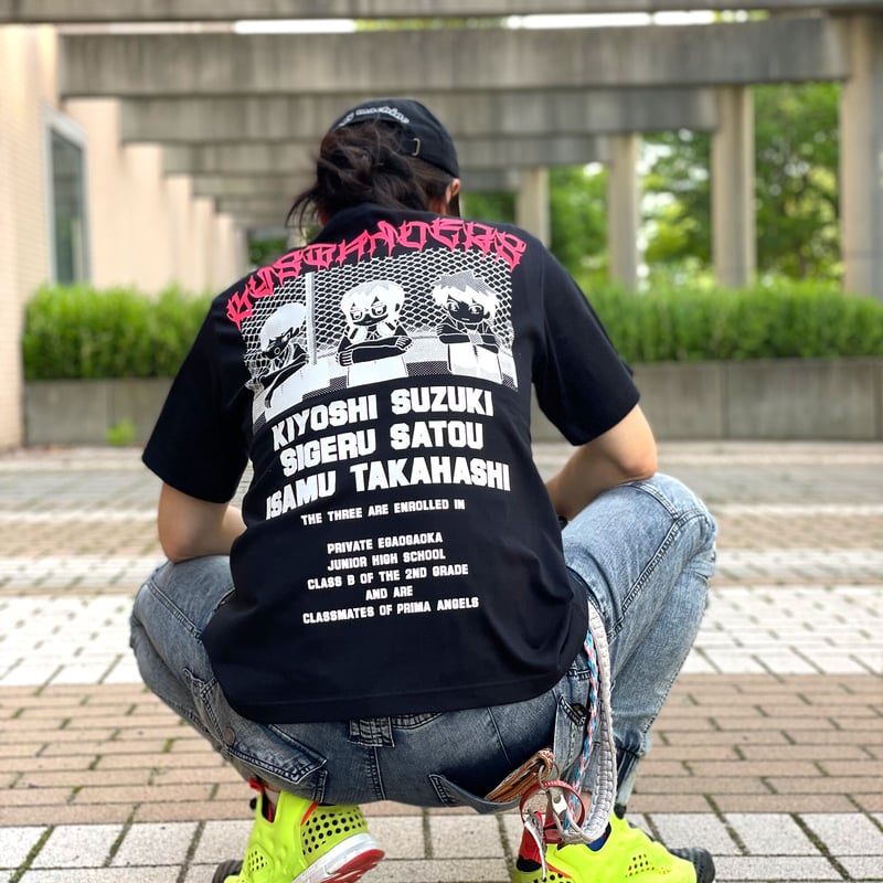 せいぜいがんばれ！魔法少女くるみ × messa store】傍観者Tシャツ