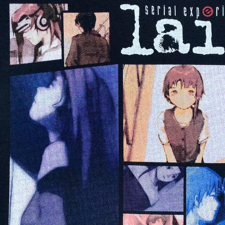 【serial experiments lain × messa】diary Tシャツ -BLACK-