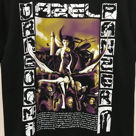 【AZEL -パンツァードラグーンRPG- × messa store】黄昏Tシャツ-BLACK-
