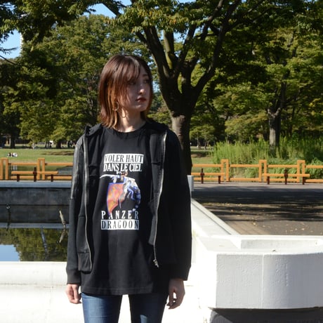 【パンツァードラグーン × messa store】飛翔Tシャツ-BLACK-