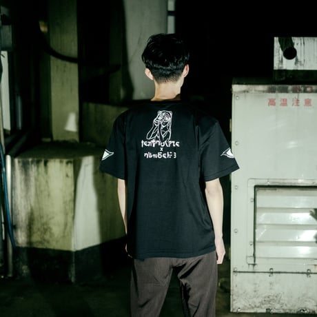 【TEXHNOLYZE × NUMBER 3】Behind The Mask Tシャツ-BLACK-