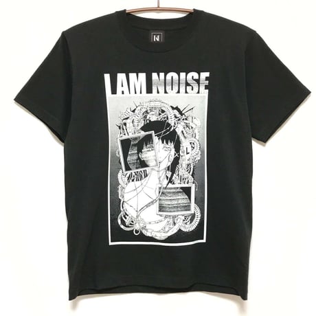 【serial experiments lainNestorarts】NOISE Tシャツ-BLACK-