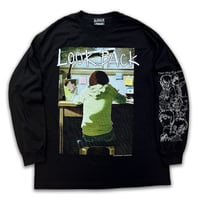 【ルックバック messa】Keep drawing ロングスリーブ T シャツ -BLACK-