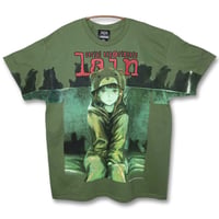 【serial experiments lain × messa】The Green Room Tシャツ -MILITARY GREEN-