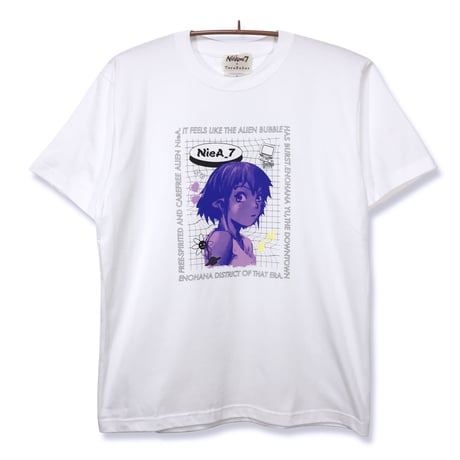 【NieA_7 × terasolar】ニアTシャツ-WHITE-