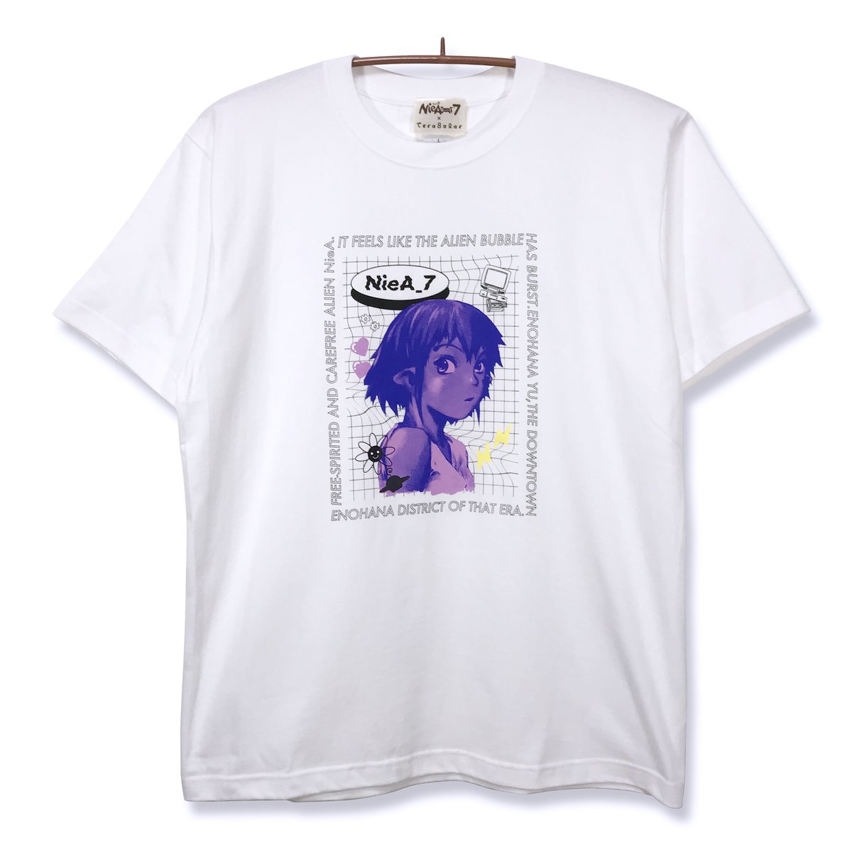 NieA_7 × terasolar】ニアTシャツ-WHITE- | messa store NieA_7 × terasolar】ニアTシャツ-WHITE- | messa store