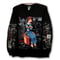 【serial experiments lain × messa】She Knows... ロングスリーブTシャツ -BLACK-