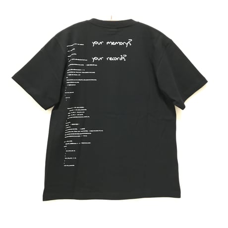 【serial experiments lain × messa】ペルソナ Tシャツ-BLACK-