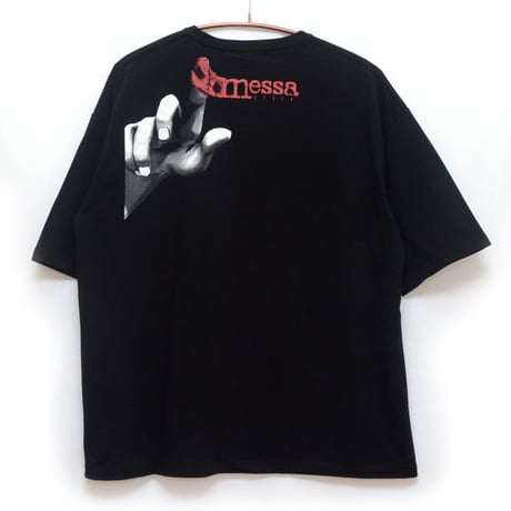 【serial experiments lain × messa】Blood Trail ビックシルエットTシャツ-BLACK-