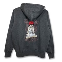 【serial experiments lain × messa 】Wired Maiden 刺繍ジップパーカー -SUMI-