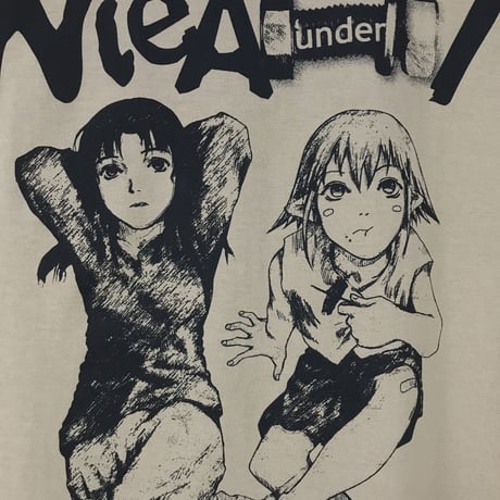 【NieA_7 × messa】母船遠望Tシャツ-SAND KHAKI-